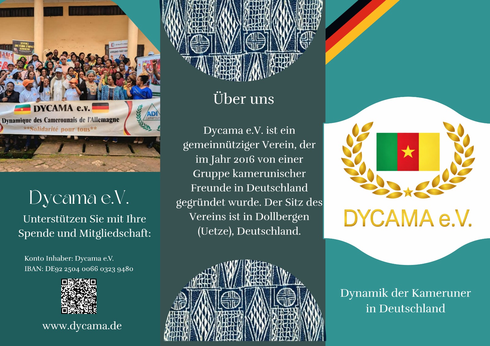 DYCAMA Veranstaltungsflyer – Vorderseite