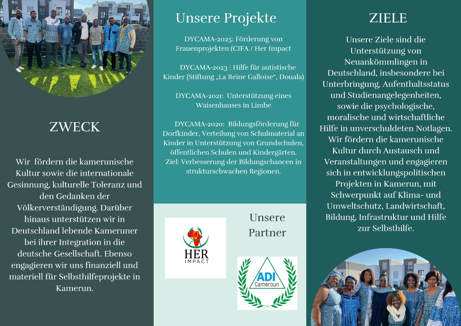 DYCAMA Veranstaltungsflyer – Rückseite